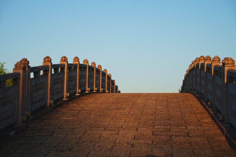 绍兴迪荡湖景区落雁桥图片