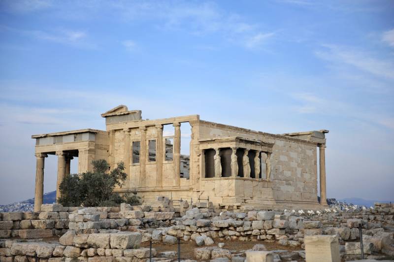 希腊伊瑞克提翁神殿图片