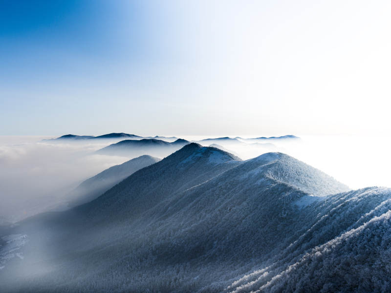 太子尖云海图片