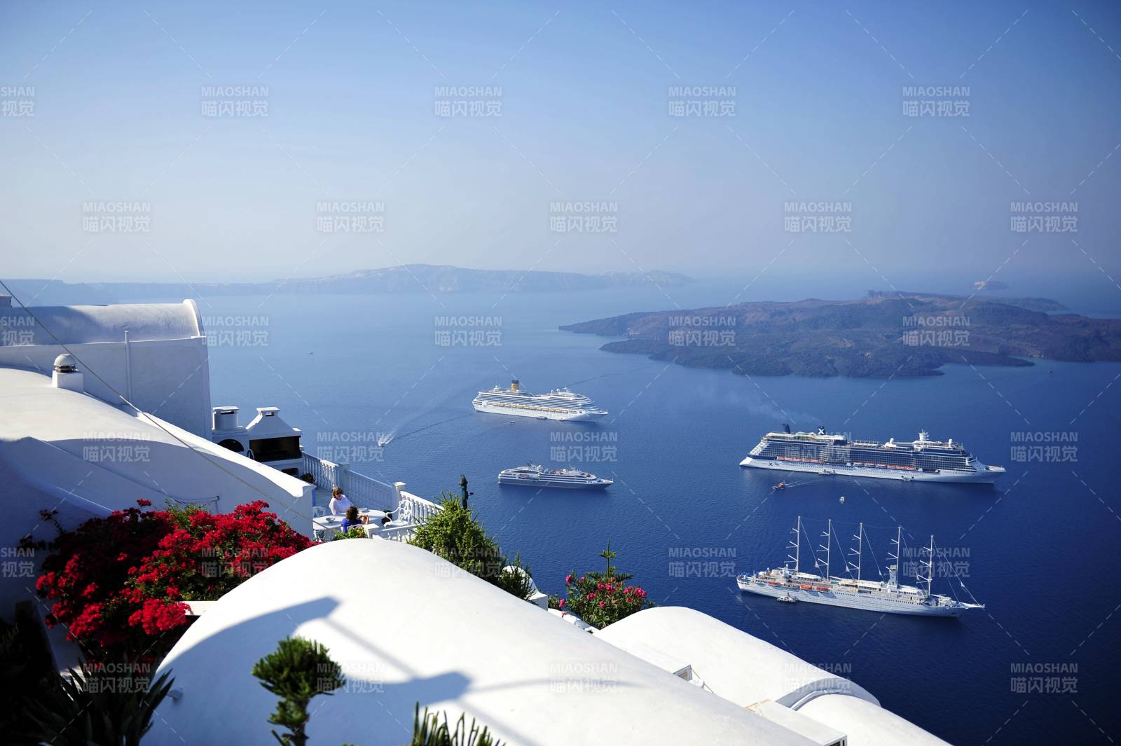 希腊爱琴海风光图片