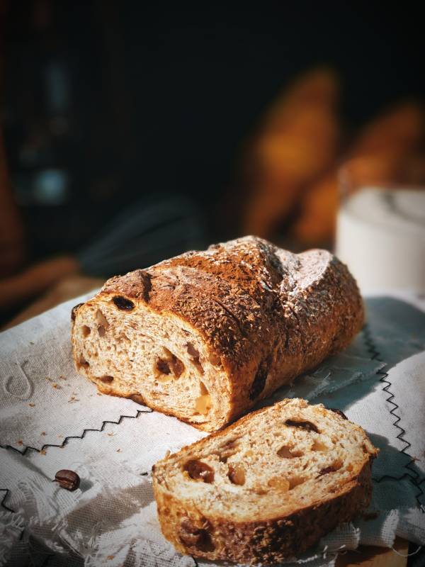 香浓果仁全麦面包图片