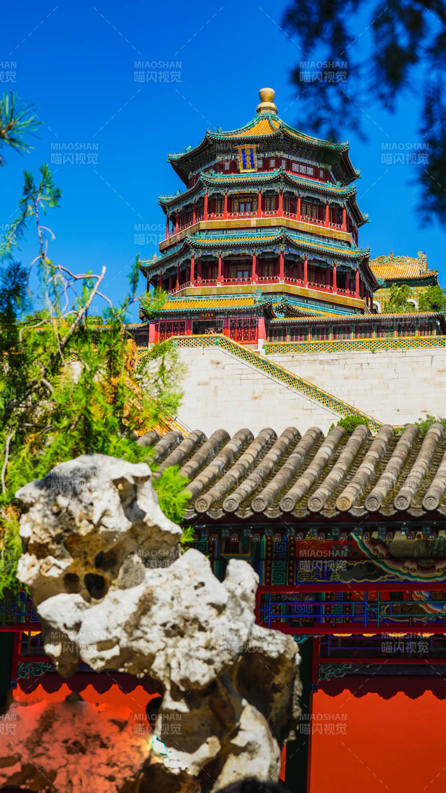 颐和园佛香阁 图片