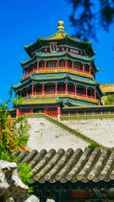 颐和园佛香阁图片