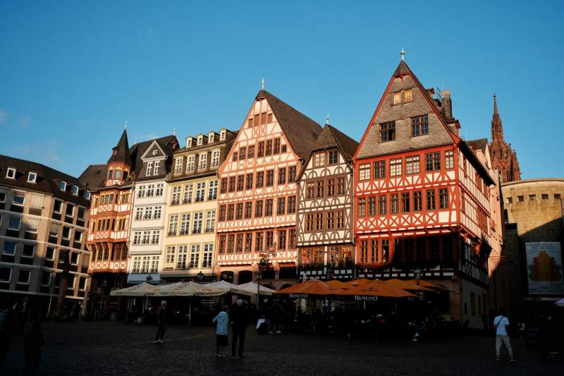 德国海德堡古建筑街景图片