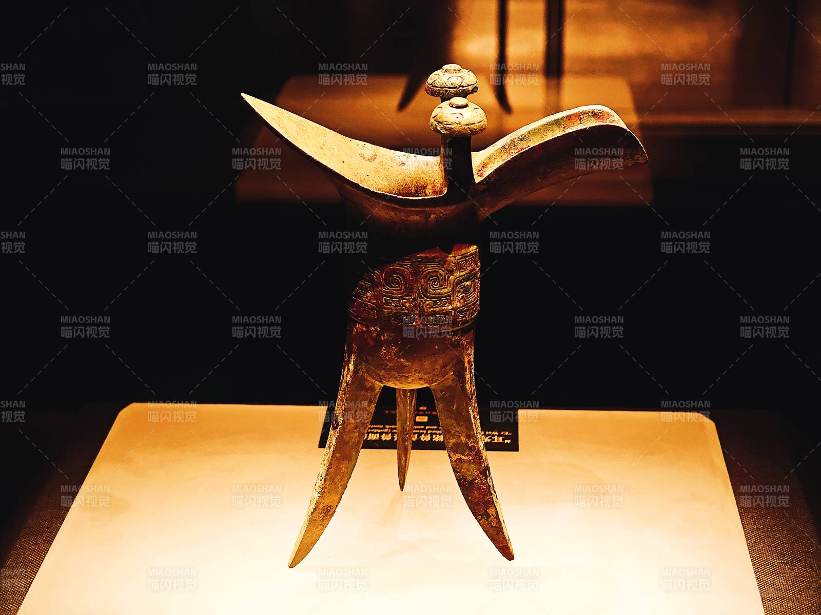 邢台博物馆馆藏文武青铜爵杯古韵悠长图片