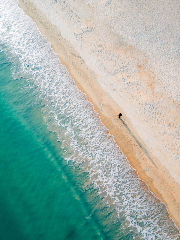 碧海金沙 一人独行图片
