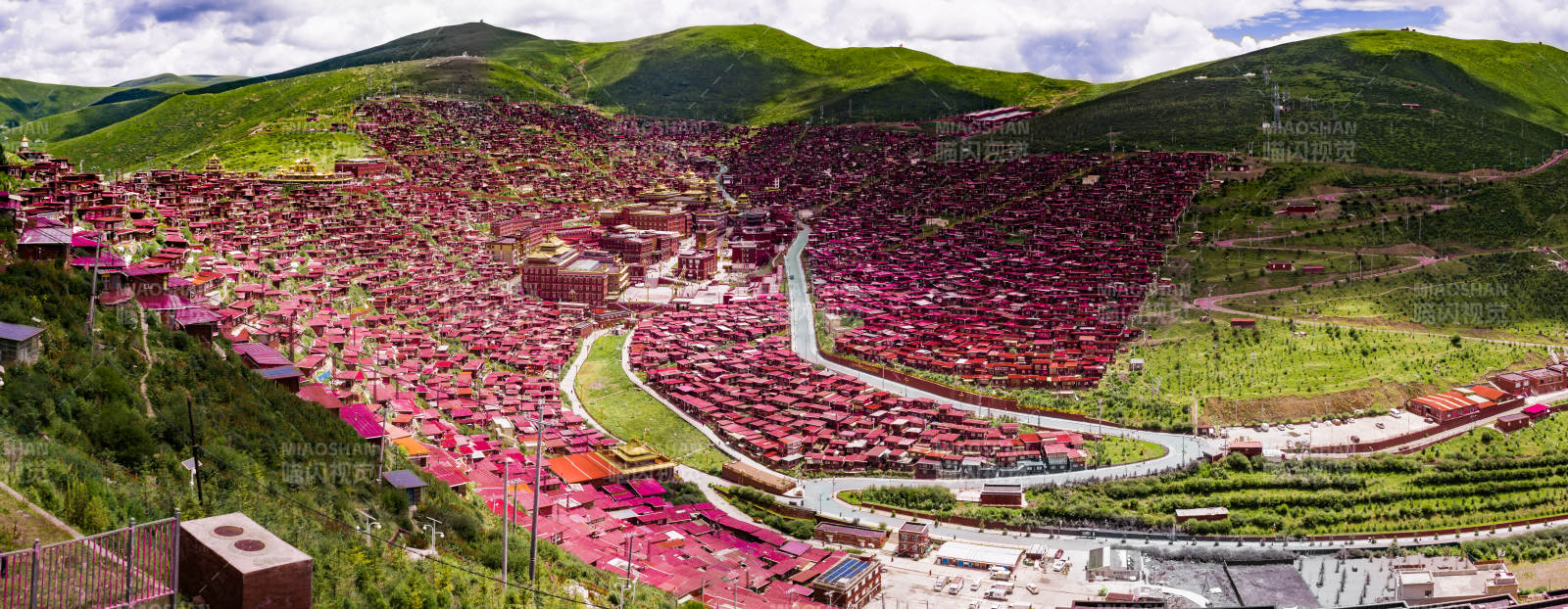 色达佛学院风光图片