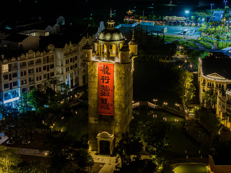 夜游澳门风情街图片