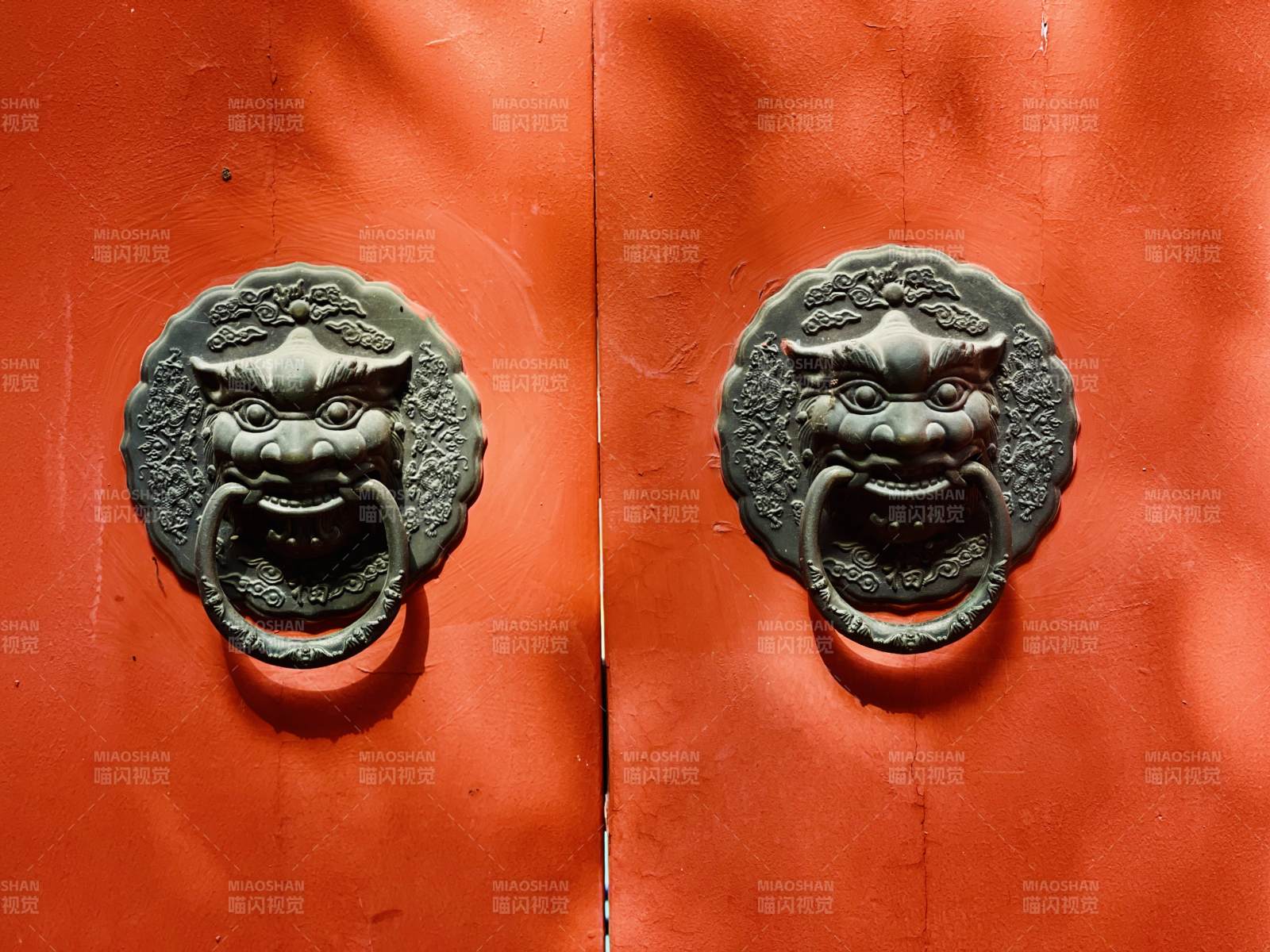 红门狮首铜环图片