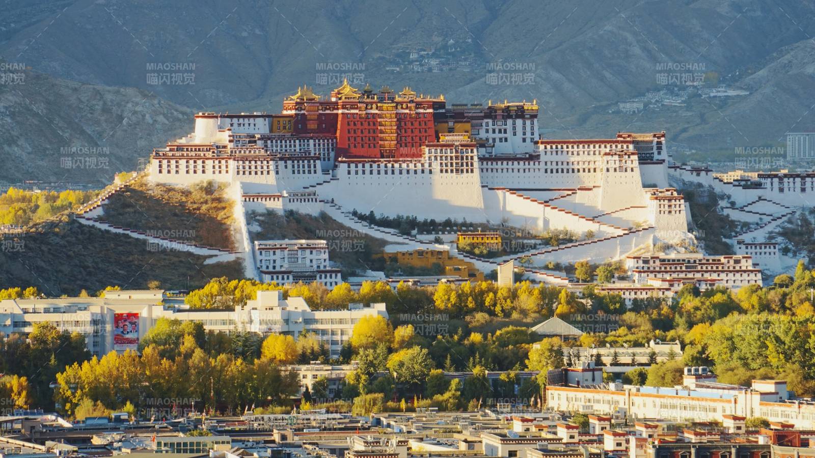 拉萨布达拉宫风光图片
