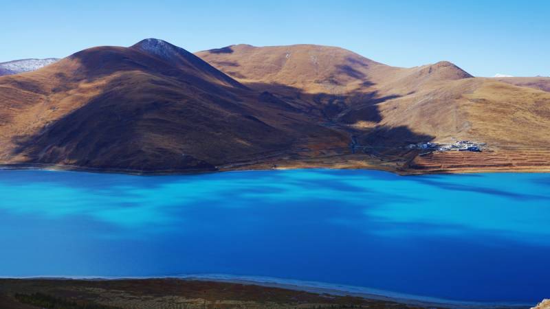 高原蓝湖风光（羊卓雍措观景台）图片