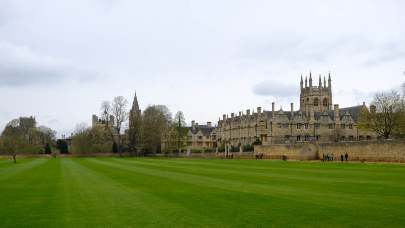 牛津大学校园风光图片