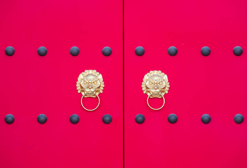 红门金狮环图片