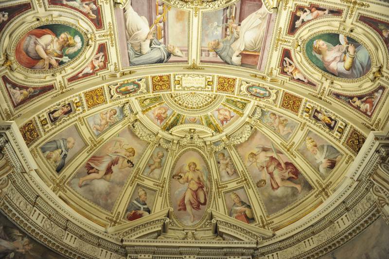 梵蒂冈穹顶壁画艺术图片