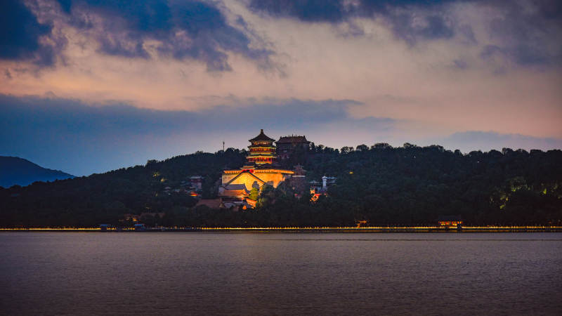 颐和园昆明湖图片