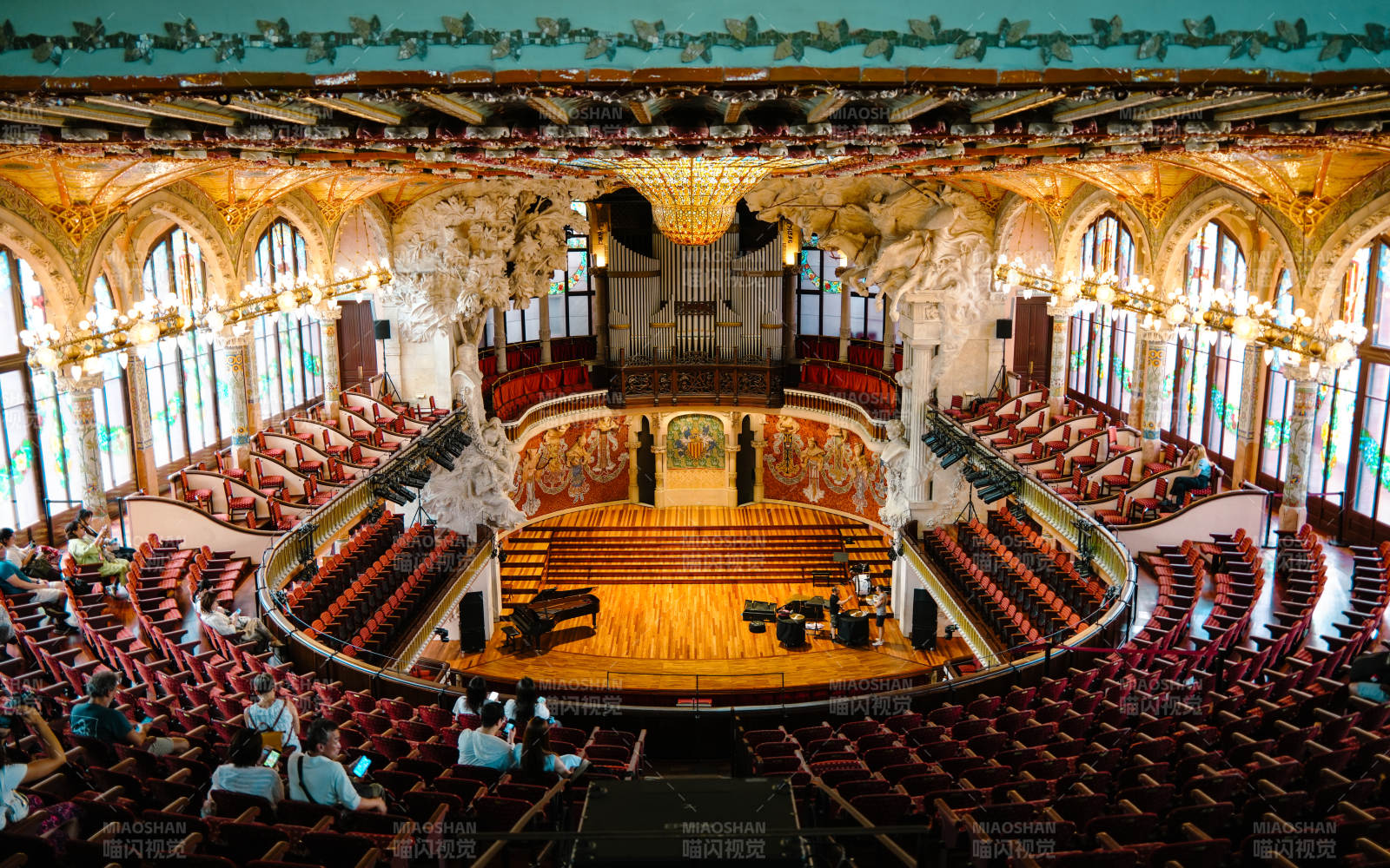 加泰罗尼亚音乐宫内部图片