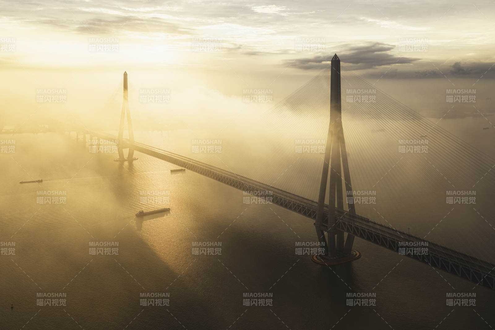桥梁美景图片