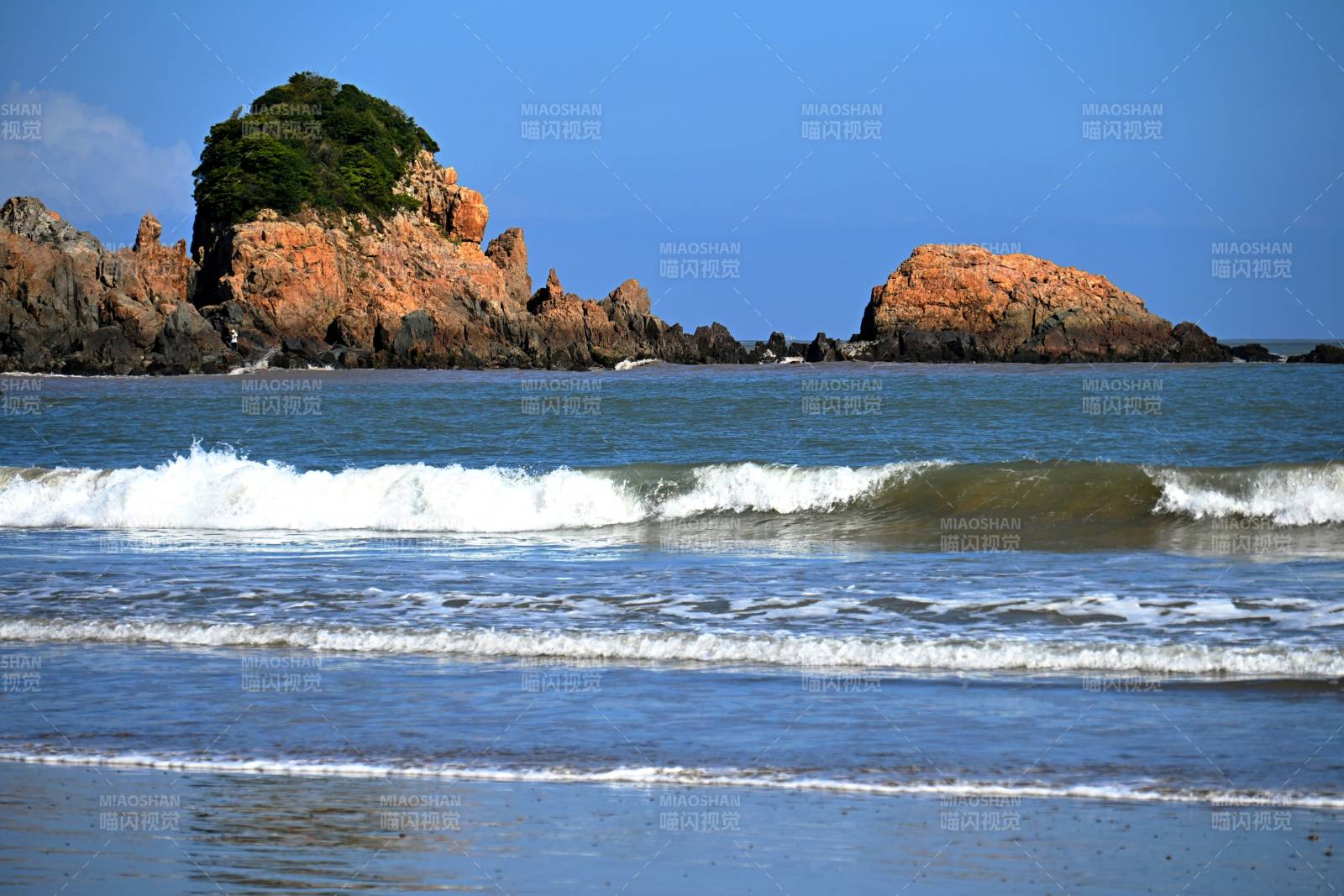 浙江朱家尖大青山景区海岸风光图片