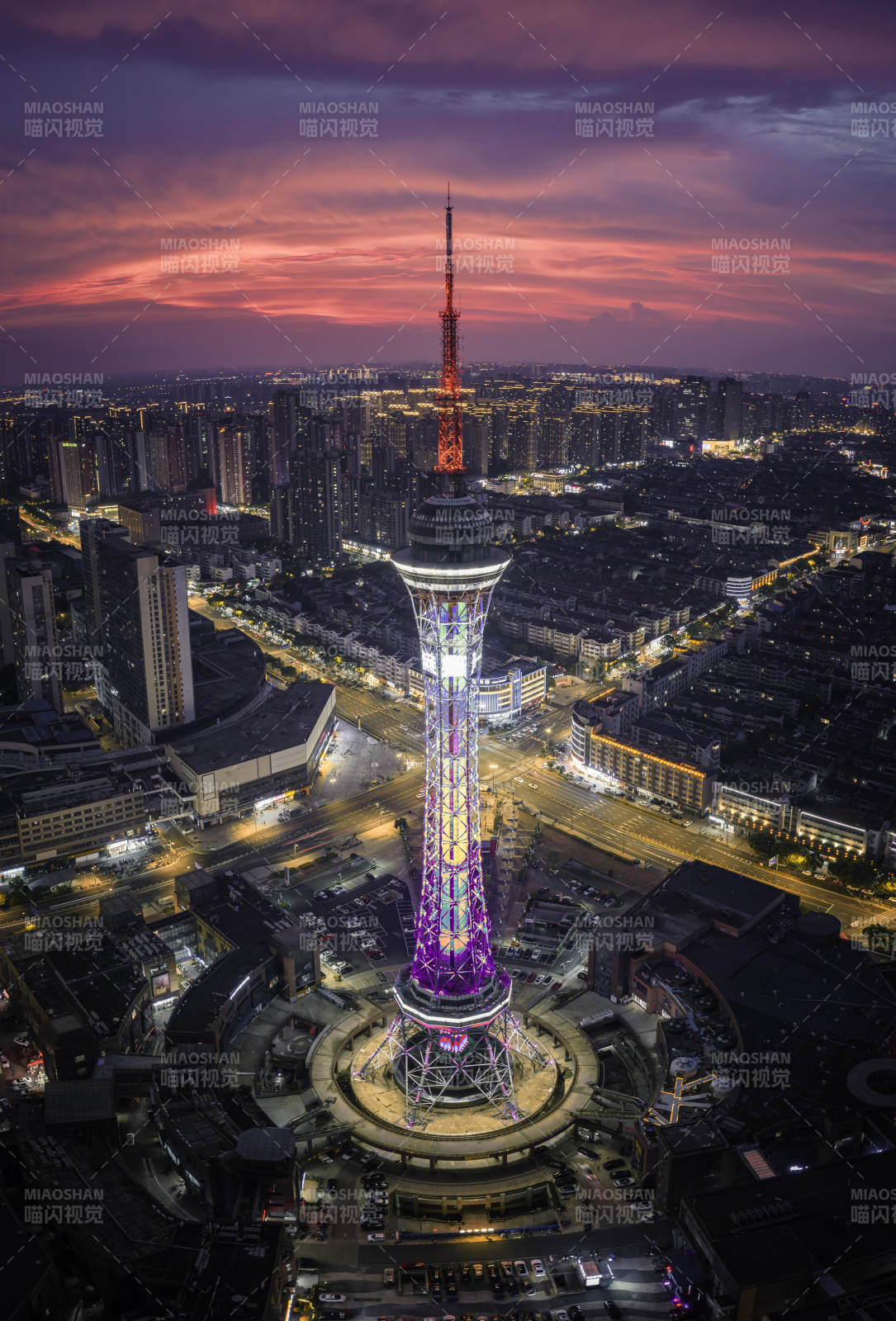 常州武进电视塔图片