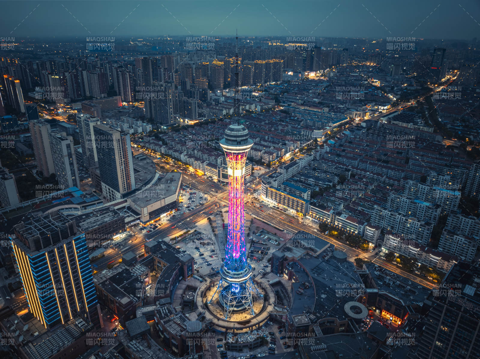 常州湖塘电视塔图片