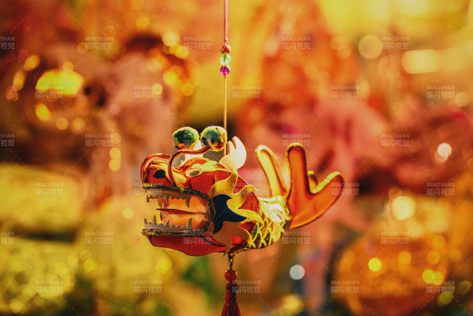 龙形灯笼悬挂图片