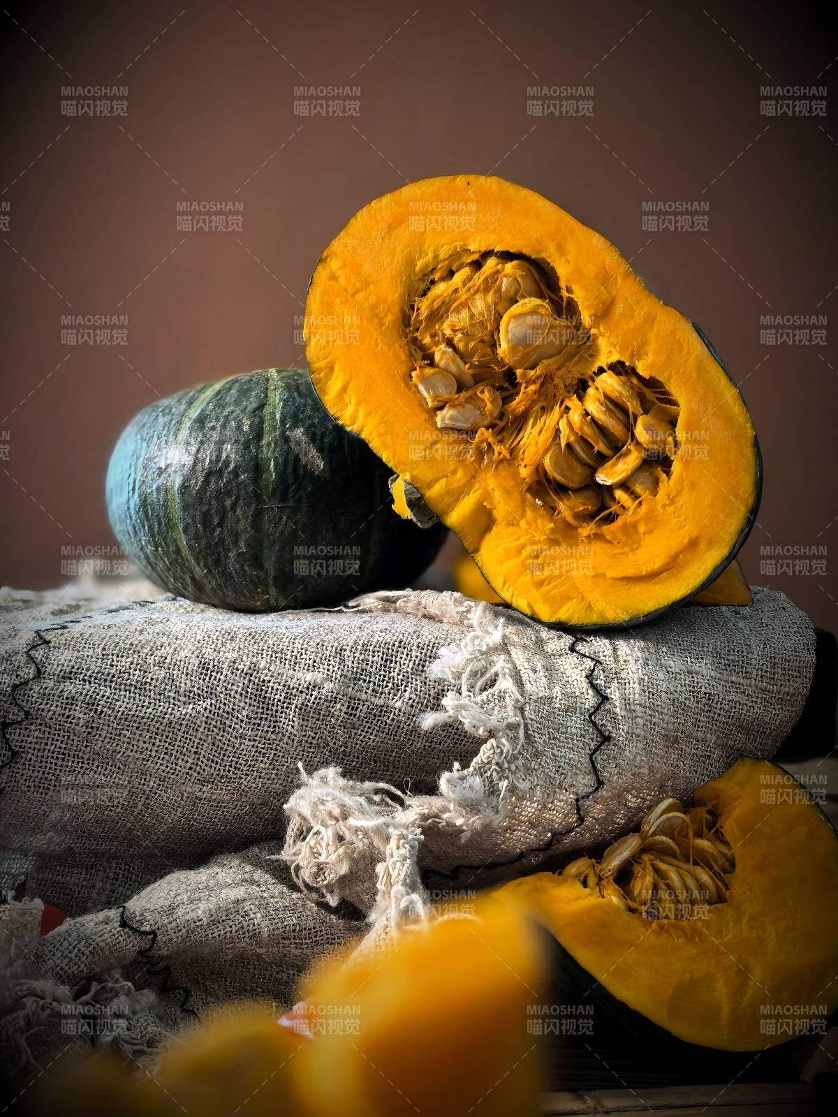 南瓜静物图图片