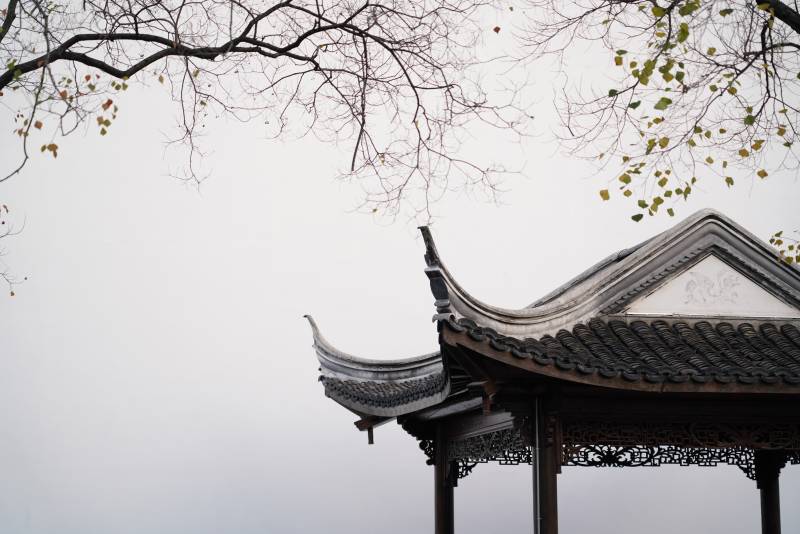 古亭飞檐映枝头-老门东图片