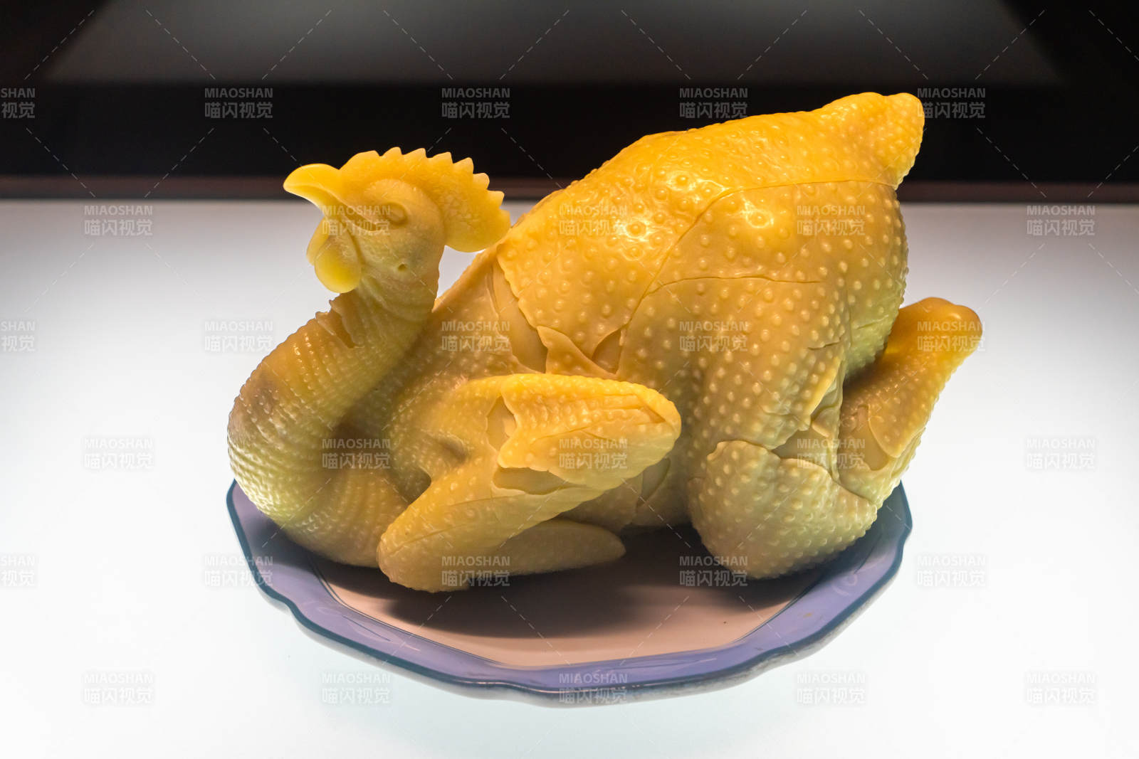 广东省博物馆玉雕“白切鸡”图片