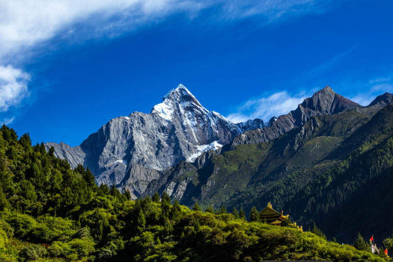 四姑娘山幺妹峰图片