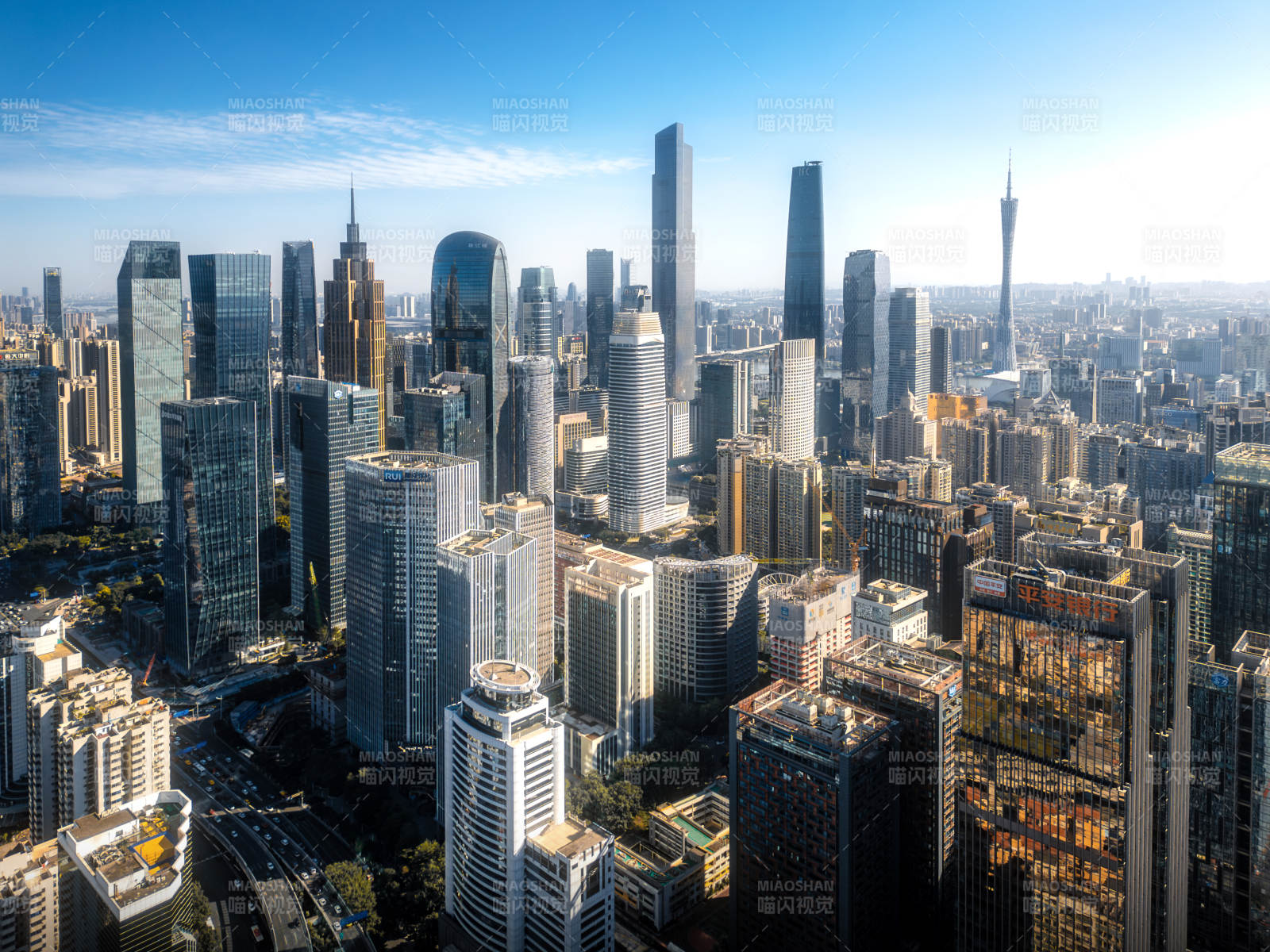 广州城市天际线图片