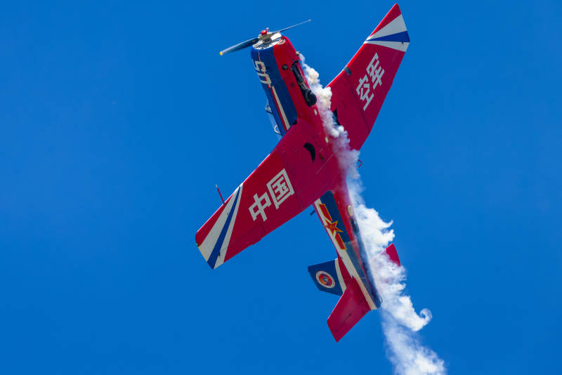 中国空军飞行表演图片