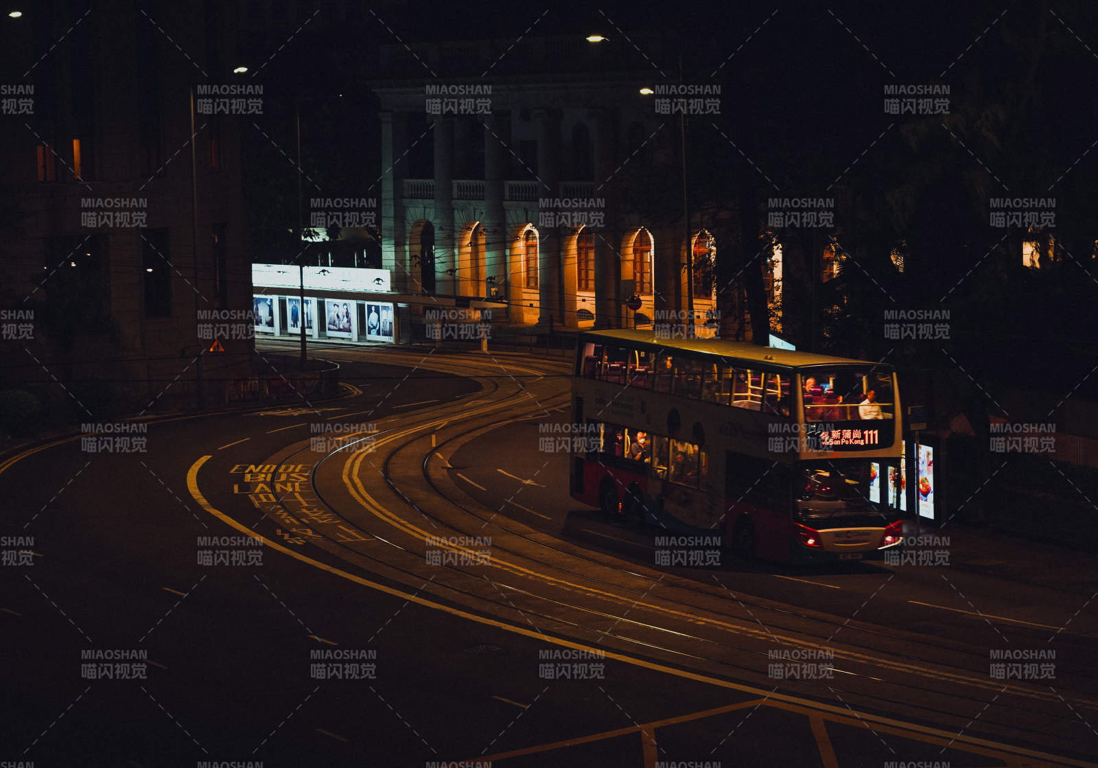 夜行双层巴士-香港图片