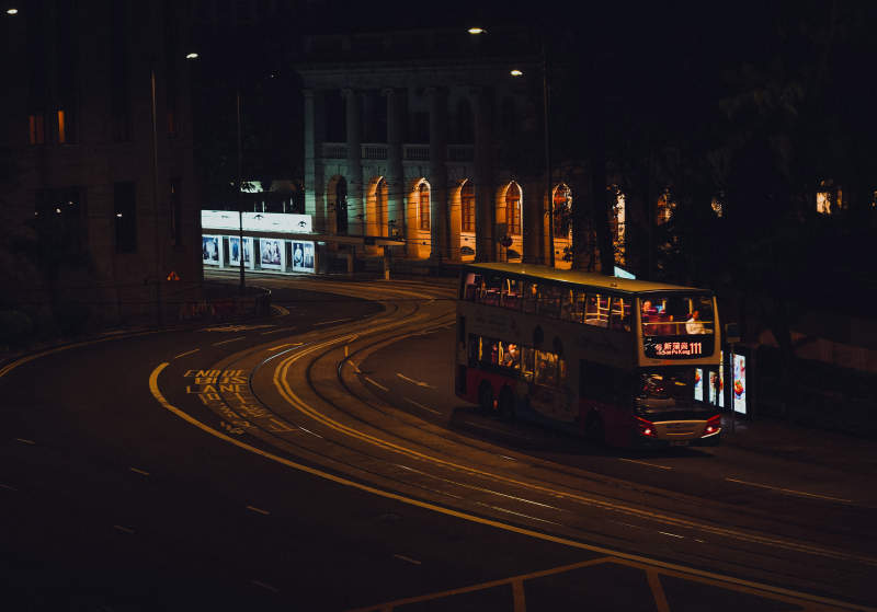 夜行双层巴士-香港图片