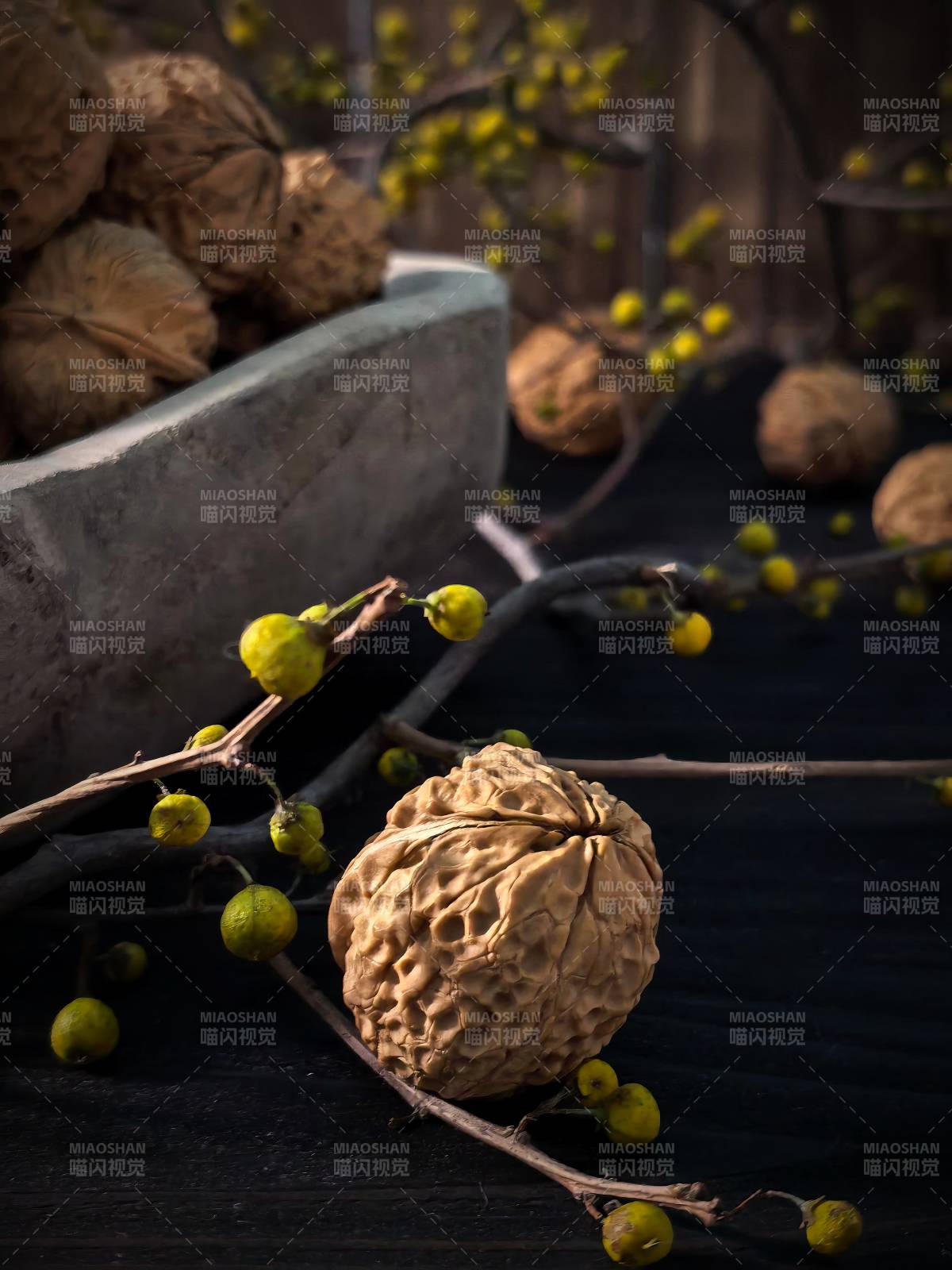 核桃与南陀藤图片