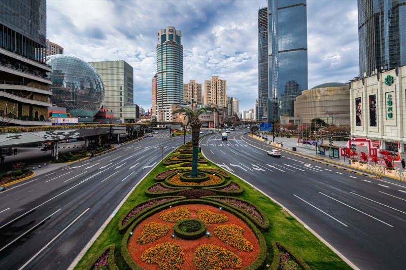 上海徐家汇商业街图片