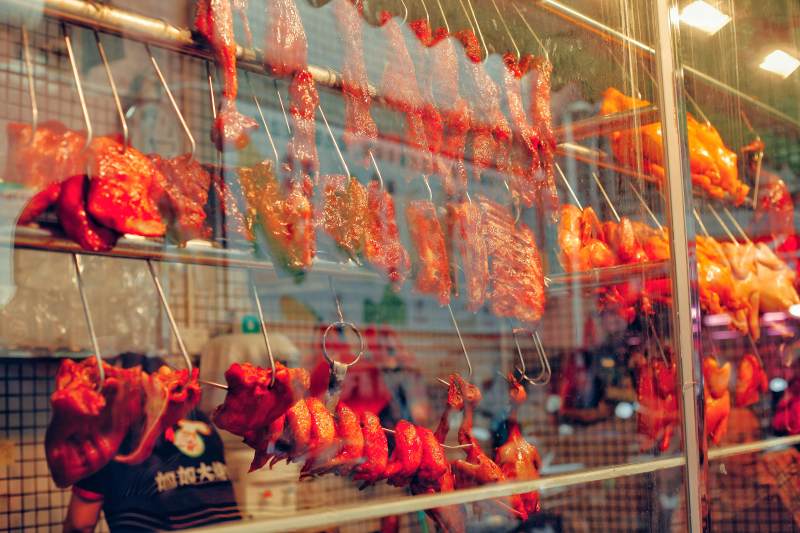 腊味飘香街市图片