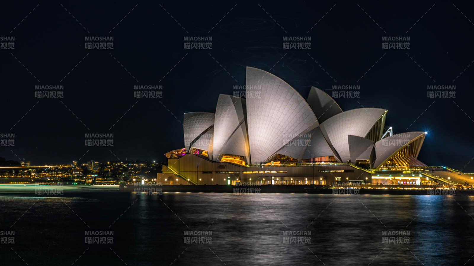 澳大利亚悉尼歌剧院夜景图片