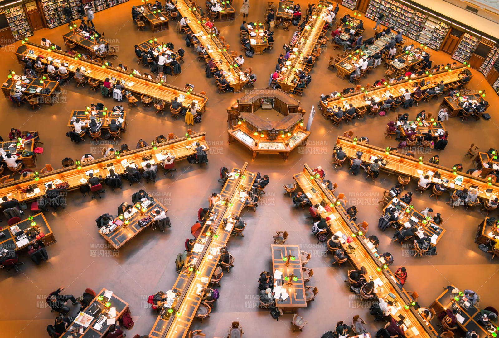 维多利亚州立图书馆全景图图片