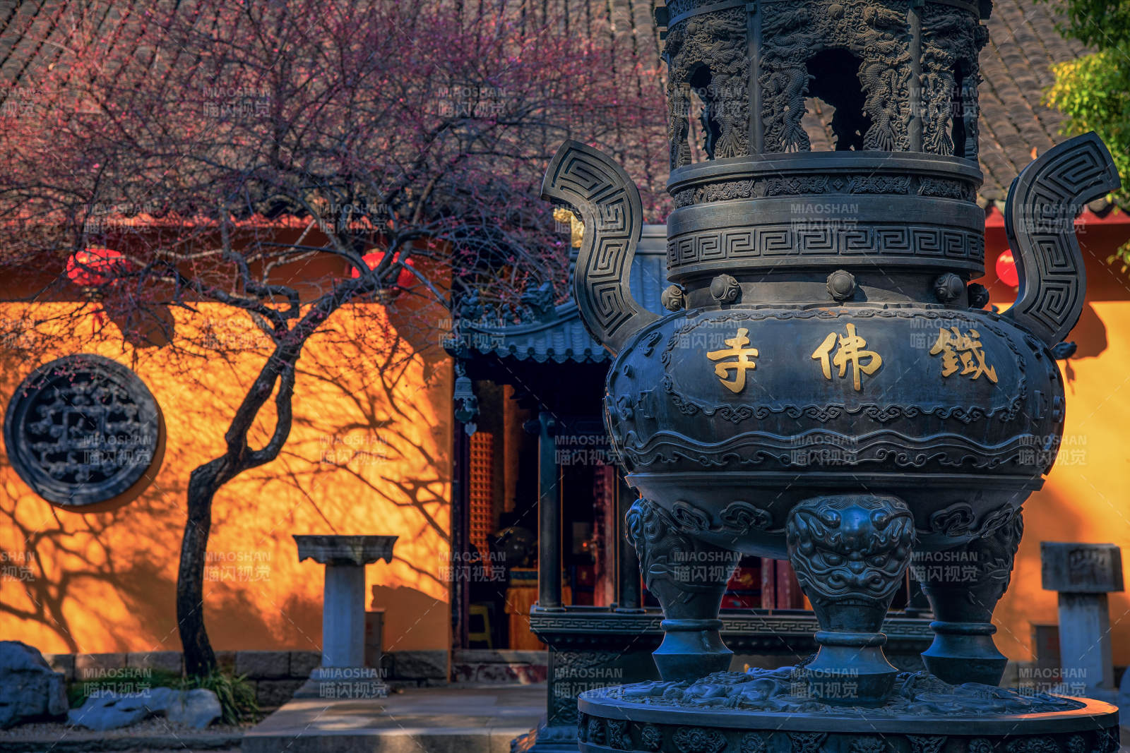 古寺春景#湖州铁佛寺图片