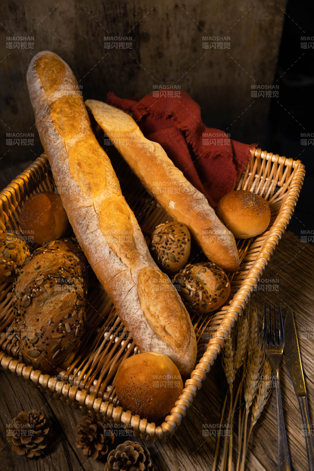 面包篮子图片