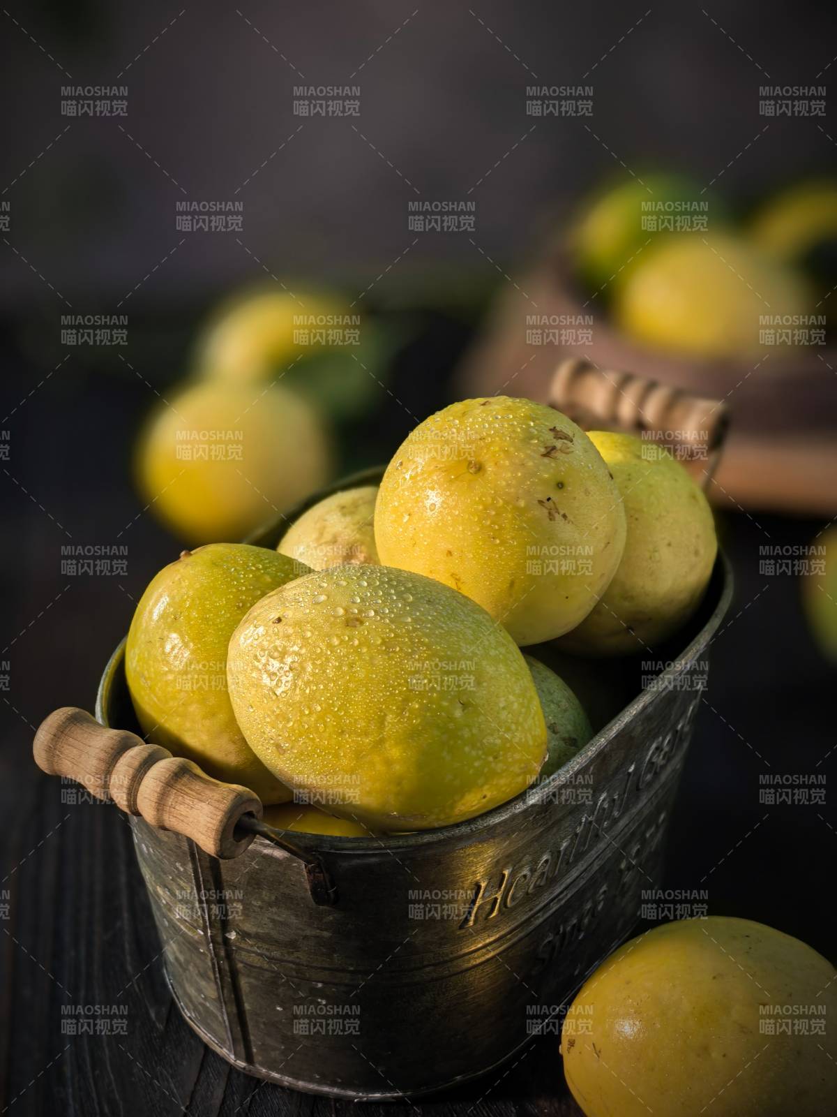 百香果静物图图片