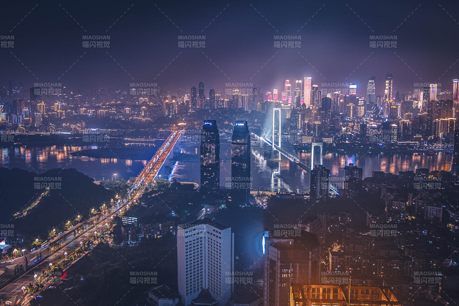 重庆城市夜景风光图片