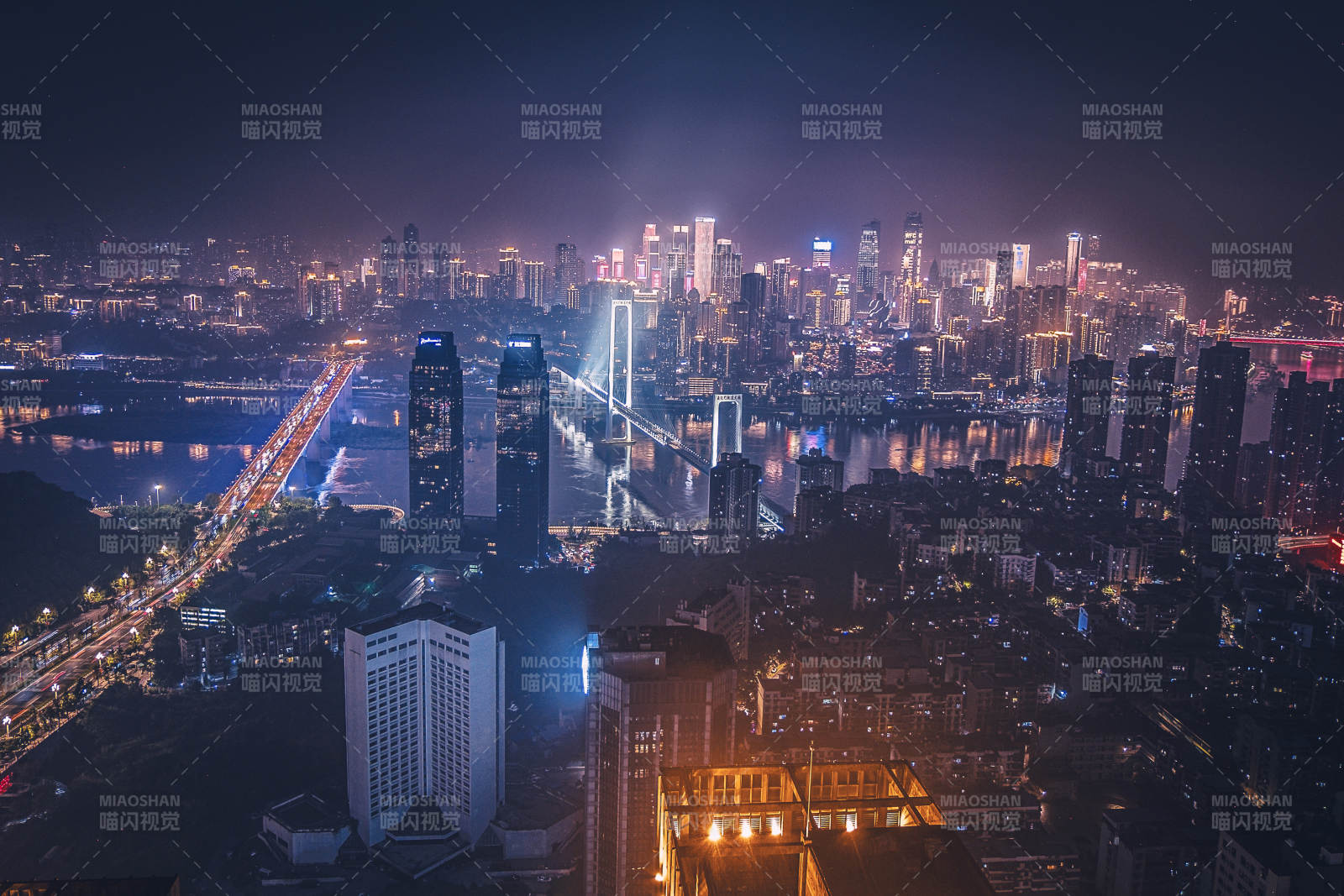 重庆市城市夜景图片