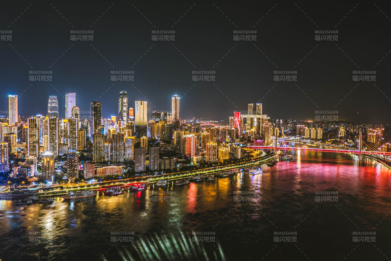 重庆渝中半岛夜景图片