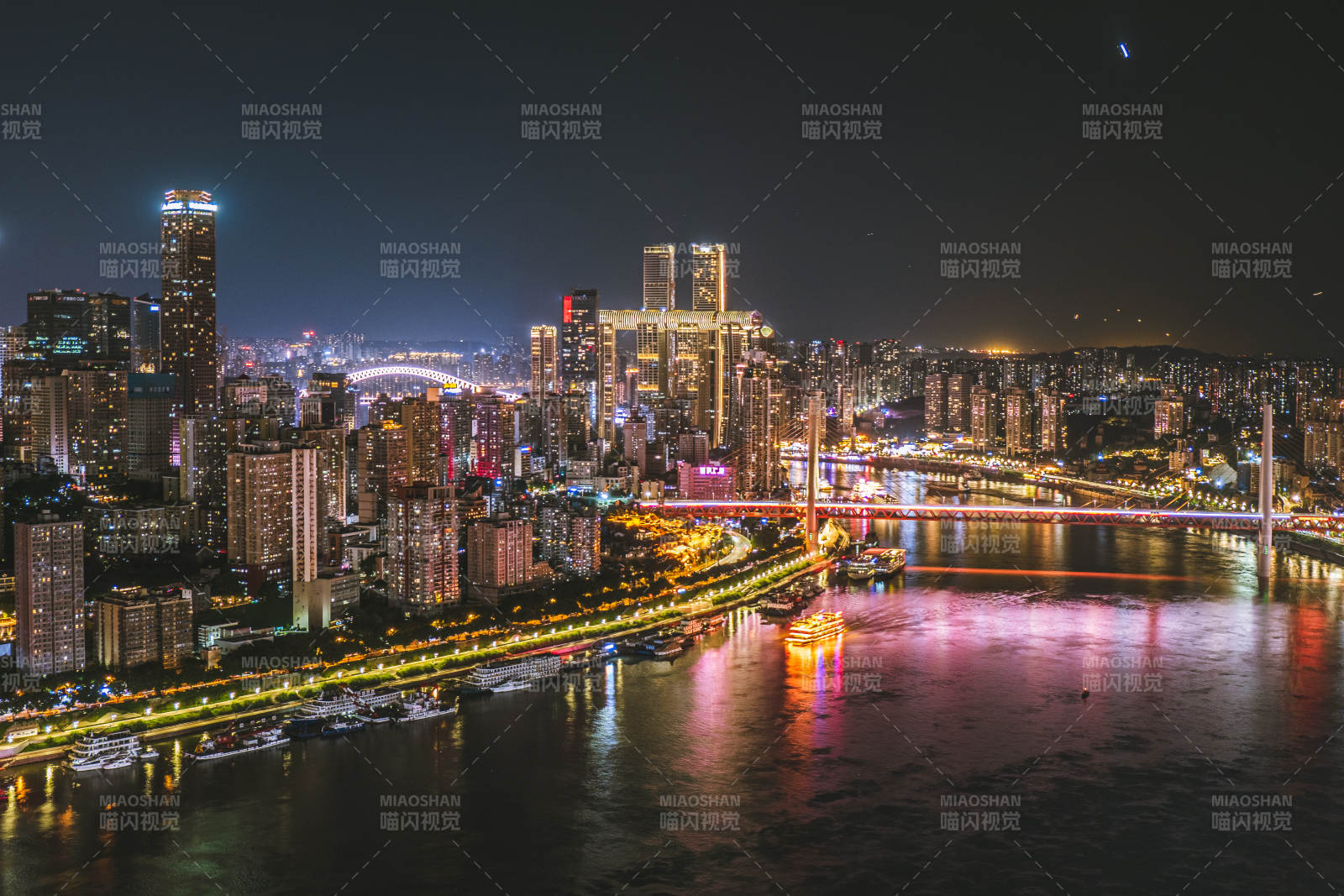 重庆渝中半岛夜景图片