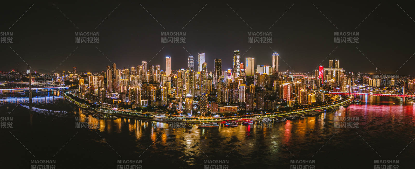 重庆市渝中半岛全景图片