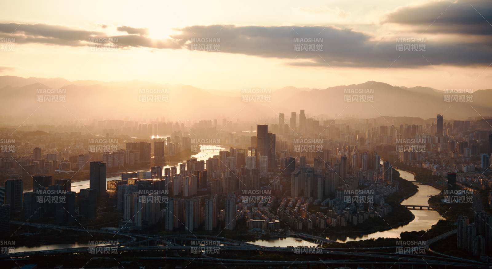 福州城市光影图片