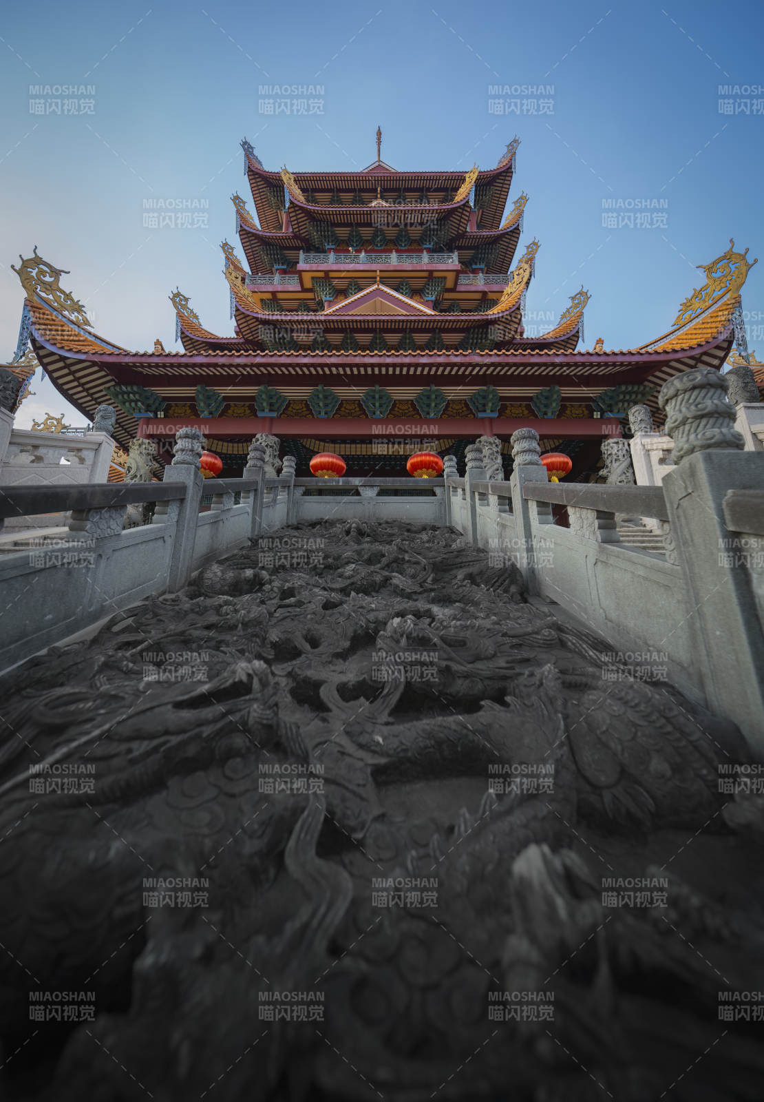 福州西禅古寺龙雕图片