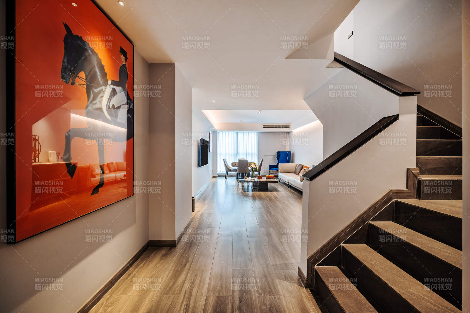 现代家居艺术走廊图片