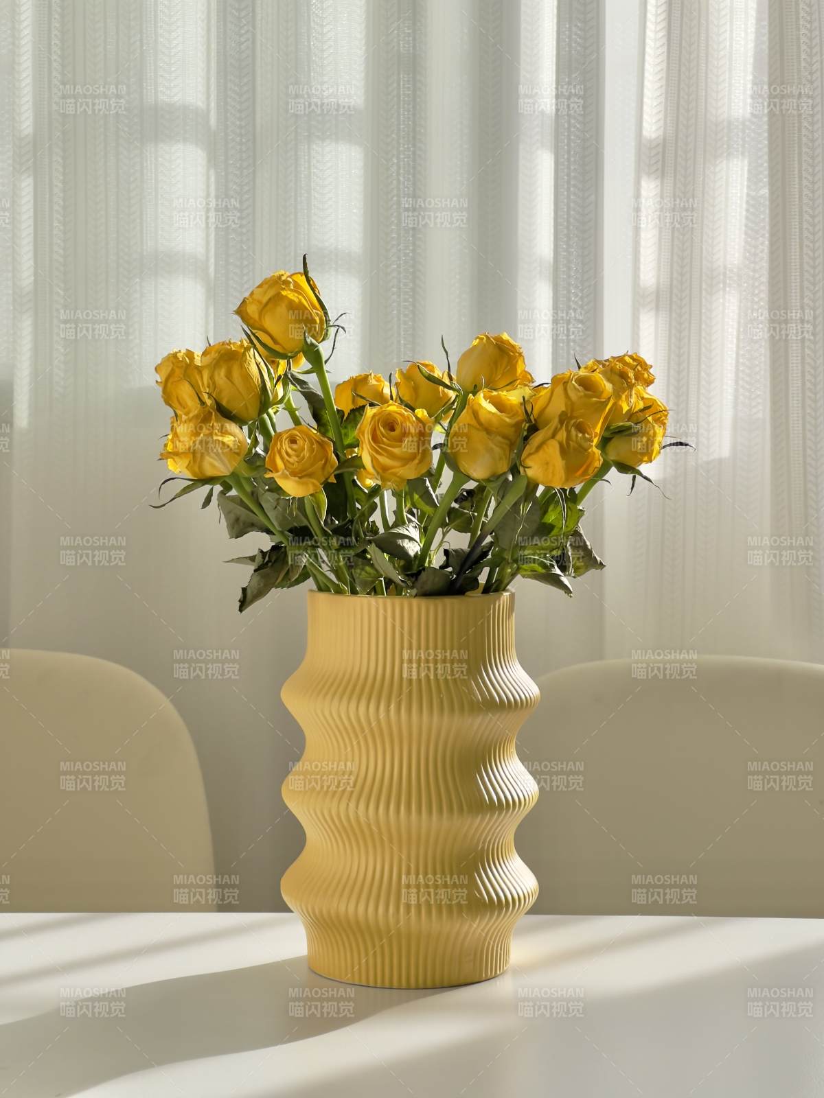 黄玫瑰静谧之美图片